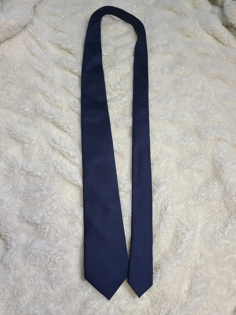 Calvin Klein Solid Navy Men's Tie
